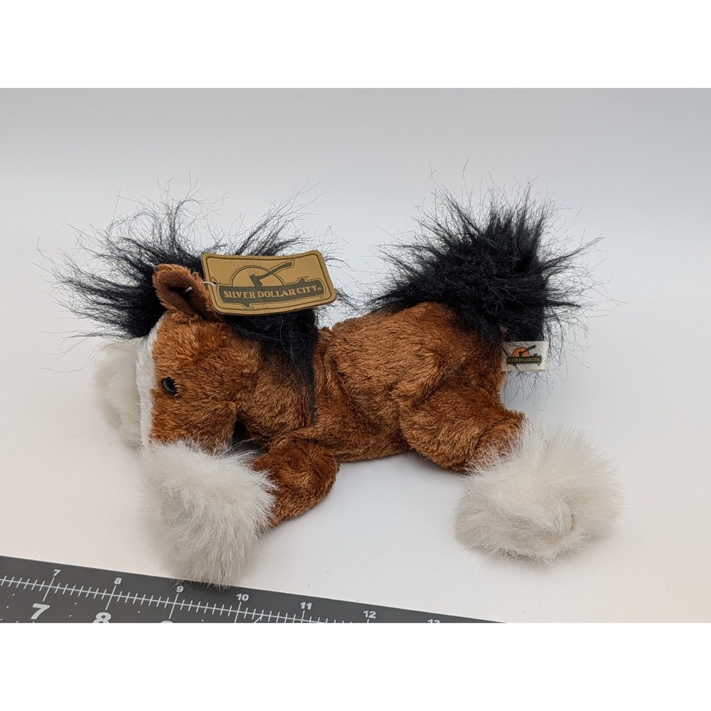 Silver Dollar City Horse Plush Brown 7 Inch Stuffed Animal Toy